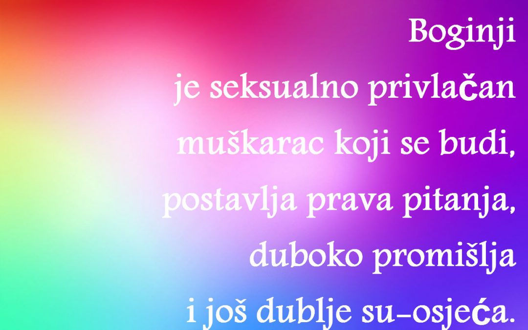 PLEMENITOST JE SEKSI, POHLEPA NIJE