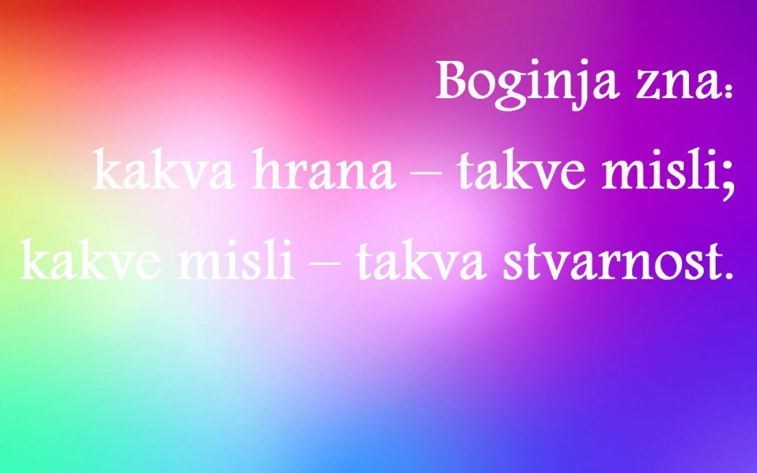 HRANA JE PRIJEVOZNO SREDSTVO