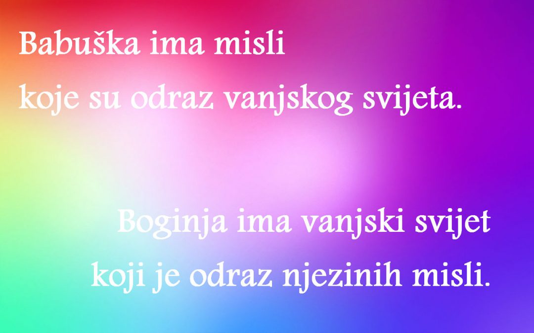 OD MISLI DO ISKUSTVA
